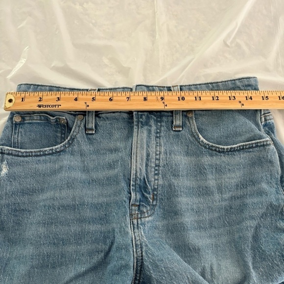 Madewell The Curvy Perfect Vintage Jean Distressed Light Wash size 29 - Picture 11 of 12